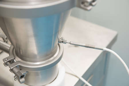 detail of pharmaceutical factoryの写真素材