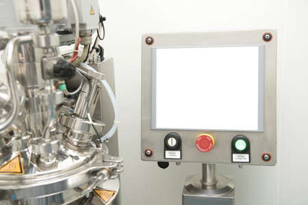 detail of pharmaceutical factoryの写真素材