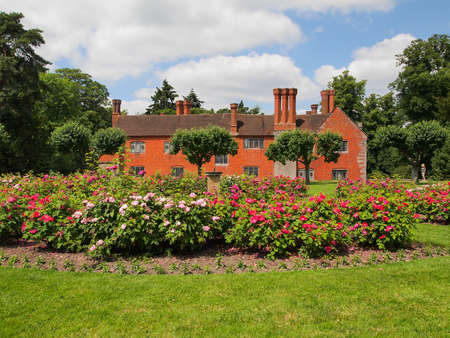 Baddesley Clinton, UK - 21 June 2014: Baddesley Clinton  house, National Trust Propertyのeditorial素材