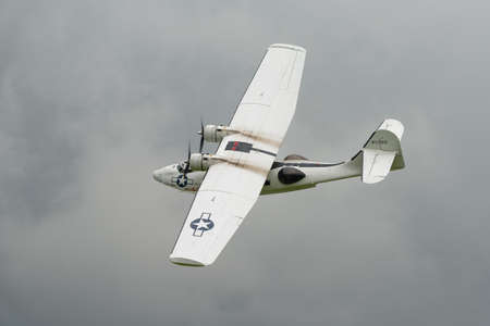 Biggleswade, UK - 29 June 2014:  Consolidated Catalina  PBY5A, 'Miss Pickup' at the Shuttleworth...