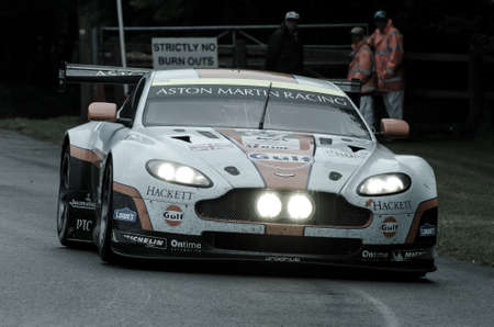 Aston Martin Vantage Racing Team car.のeditorial素材
