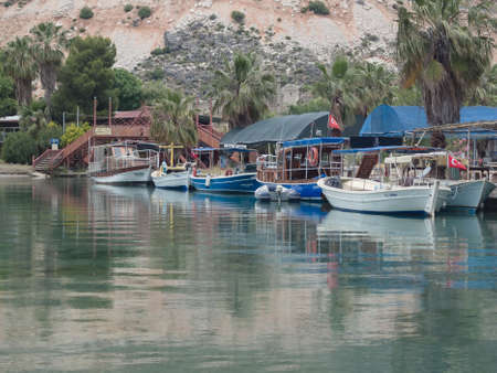 Andriake, Turkey - 13th May 2015: A view of the river at Andriakeのeditorial素材