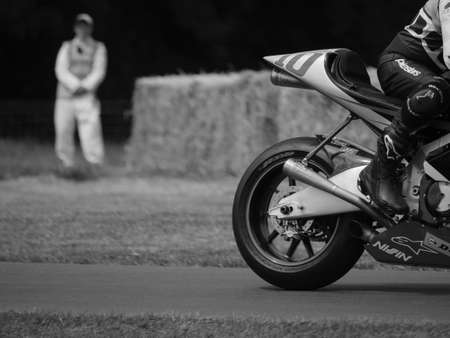 Goodwood, UK -26th June 2015:  KR211V racing motorcycle at the Goodwood Festival of Speed.のeditorial素材