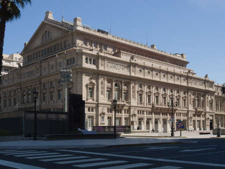 Buenos Aires, Argentina  - 18th October 2015: The famous landmark of Teatro Coln,のeditorial素材