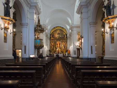 Buenos Aires, Argentina  - 19th October 2015: Basilica de Nuestra Senora del Pilar.