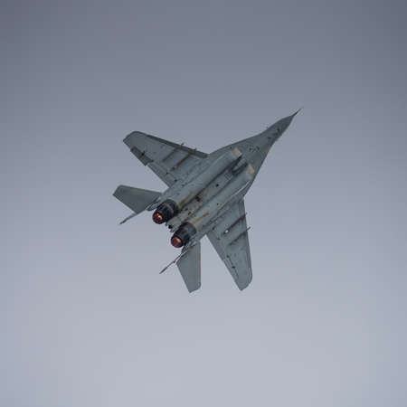 Mikoyan MIG 29 in flightのeditorial素材