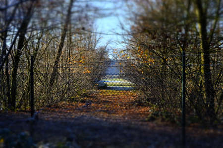 Barrier fenceの写真素材