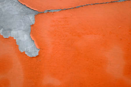 red peeled painted backgroundの写真素材
