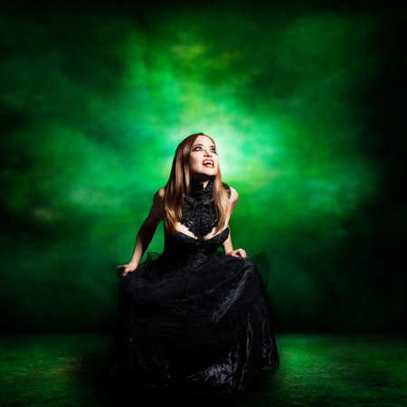 attractive vampire lady