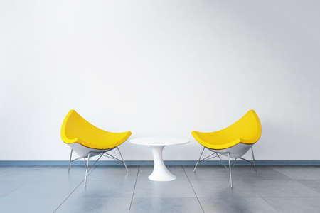 3D rendered office spaceの写真素材