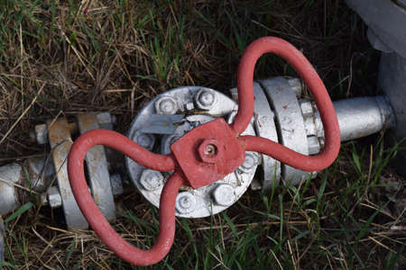 Oil valve with rocking の写真素材