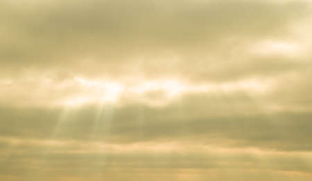 Heaven on the planet Mars in the representation of the artist. The sun's rays make their way through...