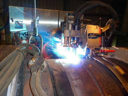 Hold the lay barge. Shop for welding inside the lay barge.