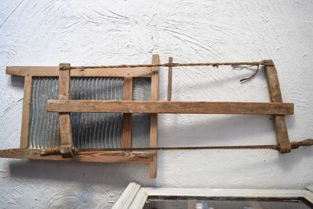 Vintage tools. Stained glass hand toolsの写真素材