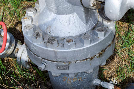 Piping flange - many uses in the oil and gas industry.