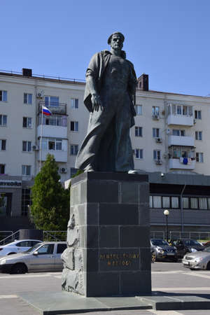 Novorossiysk, Russia - September 9, 2016: Monument to an unknown sailor in Novorossiyskのeditorial素材