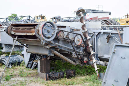 Harvest part of combine harvester Trailer Hitch for tractors and combines. Trailers for agricultural...