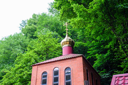 Holy Hand, Russia - June 24, 2017: Orthodox church in the village of Holy Pen. Sights of the...