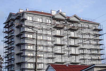 Construction of a multi-storey residential building. Share construction of residential real estate.
