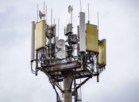 equipment on cell phone towers, tower antennas