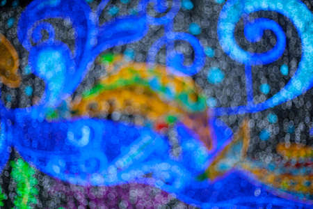 Dolphin Background With Bokehの写真素材