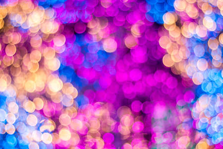 colorful bokeh backgroundの写真素材