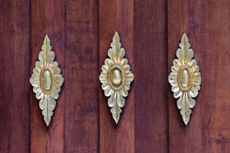 Wooden floor background in Wat Ram Poeng (Tapotaram) ,Chiang Mai Thailandの写真素材