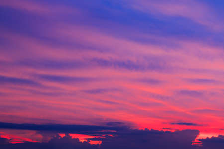 beautiful colorful sky and cloud in twilight time background