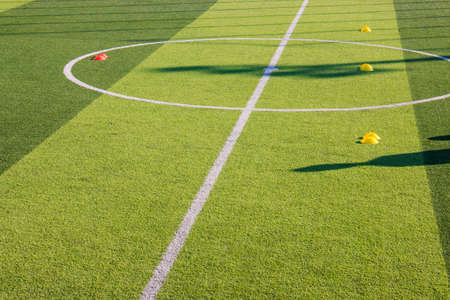 Soccer training Equipment on Artificial turf , Soccer Academy