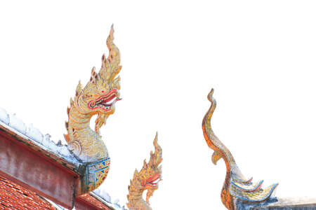 Naga in Wat Phra Singh, temple in Chiang Mai, Thailand.