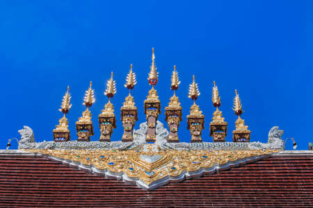Wat Pa Daraphirom Temple Located in Mae Rim, Chiang Mai,Thailandの写真素材