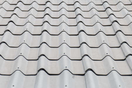 White Roof Sheet ,  Asbestos cement roofing sheetsの写真素材