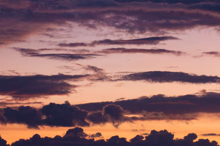 beautiful colorful sky and cloud in twilight time background