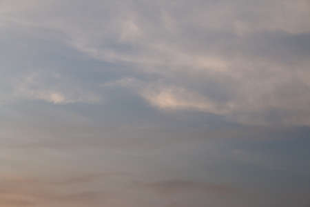 beautiful colorful sky and cloud in twilight time backgroundの写真素材