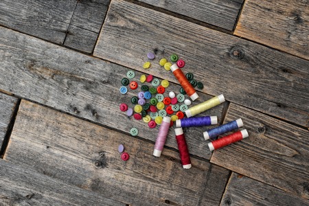 Buttons background handicraftの写真素材
