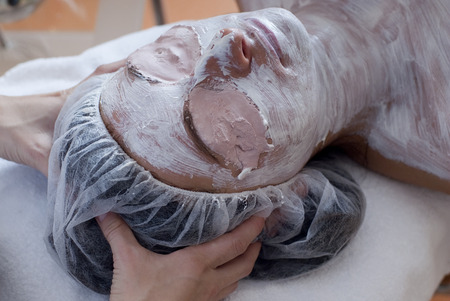 Cosmetic procedures in day spa salon for wonamの写真素材