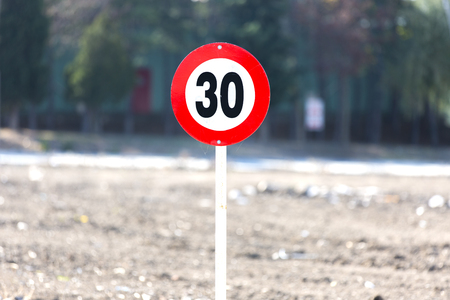 Traffic Speed Signの写真素材