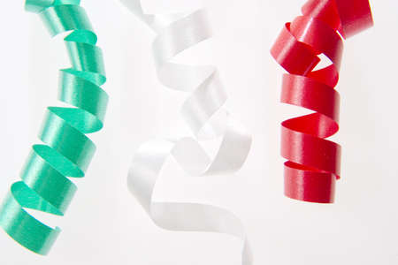 tricolor ribbonの写真素材