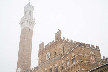 siena in the snowのeditorial素材
