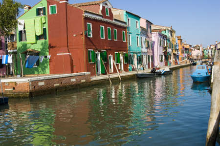 Burano Italy Veniceの写真素材