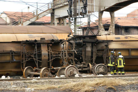 train accidentのeditorial素材
