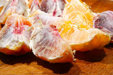 slices of orangeの写真素材