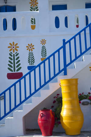 Greece, architectural detailsのeditorial素材