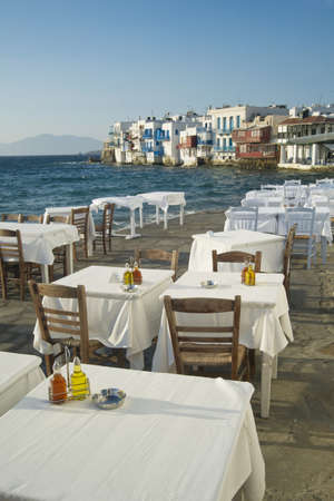 restaurant on the seaのeditorial素材