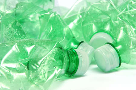 plastic bottles の写真素材