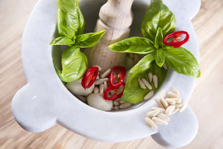 green pestoの写真素材