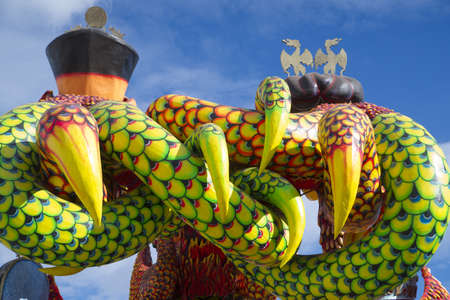 carnival of Viareggio Italyの写真素材
