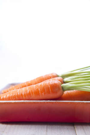bunch of carrotsの写真素材