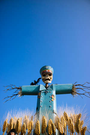 Details of the papier-machÃ© wagons typical of the carnival of Viareggio Italyのeditorial素材