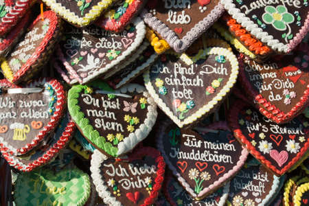 heart at Oktoberfestの写真素材